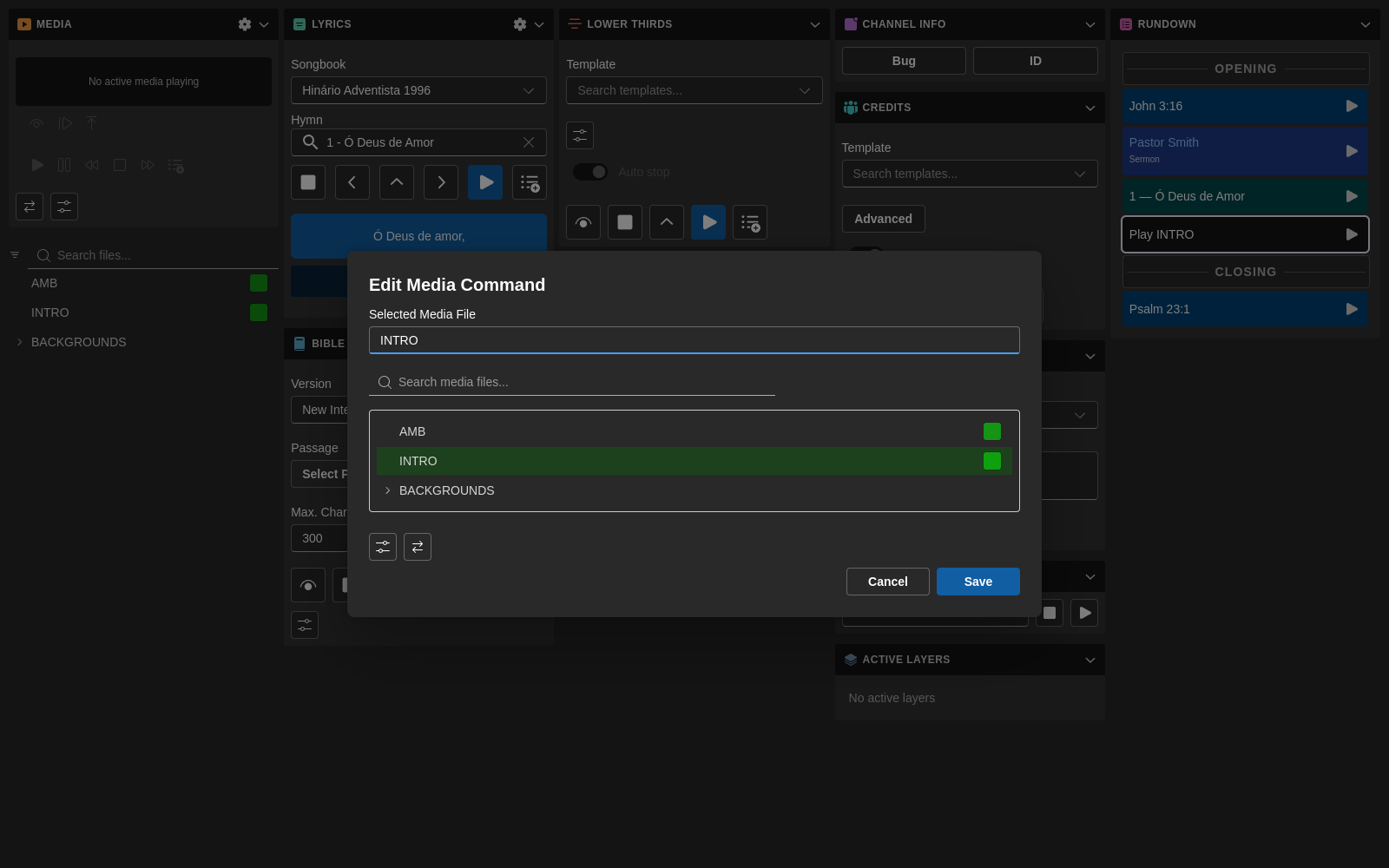 Command block edit dialog with media file picker